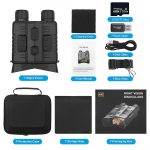 Nv003 4k Uhd professionaalne Wifi binokkelteleskoop 52m pikslit 10x suum digitaalne 800m infrapuna &ouml;&ouml;n&auml;gemine jahi telkimiseks With 32G TF Card