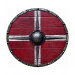 Keskaegne Viking Ivor Valhalla Raven Autentsed lahingus Viking Shield Knight Valhalla kilp Seinakaunistused Kilp Halloweeni kost&uuml;&uuml;m Kingitus