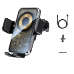 15w l&auml;bipaistev juhtmevaba laadimise autokinnitus iPhone 14pro 14 13 12 Qi kiirlaadija &otilde;huava 360-kraadise p&ouml;&ouml;rlemise hoidik charger