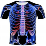 Uus meeste naiste T-s&auml;rk Skeleton Splanchna 3D prindiga Y2k T-s&auml;rgid Suurem&otilde;&otilde;tmelised Harajuku t&auml;navar&otilde;ivad Laste s&auml;rgid Mood Meeste Hip Hop Topid 3XL
