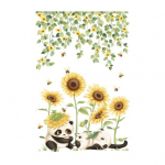 Loomingulise lillemustriga tualettruumi kleebis WC kaane kleebis, eemaldatav j&auml;&auml;kideta seinakleebised