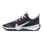 Nike Omni Multi-Court GS Tume Obsidiaan Valge Laste Tennised Sinine Suitsuhall Erepunane DM9027-402 35.5