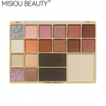 Misiou Beauty Dance Performance Cosmetics komplekt 19 v&auml;rvi j&auml;&auml;tise k&otilde;rgl&auml;ikega parandav p&otilde;sepuna lauv&auml;rvi integreeritud plaat 01