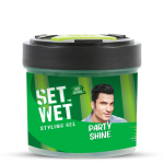 Styling Hair Gel for Men - Party Shine, 250gm | Strong Hold, High Shine |For Short to Medium Hair| No Alcohol, No Sulphate 250 GM