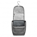 Reisi tualett-tarvete kott riputuskonksuga kaasaskantava k&auml;epidemega, mitme taskuga t&otilde;mblukk, suure mahutavusega kuiv-m&auml;rjalt eraldav meik-kosmeetikakott Reisitarvikud hall