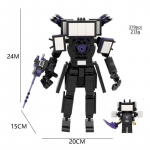 Skibidi WC-plokk M&auml;nguasi Titaanid K&otilde;larimees Kaamera Titaanid puurimees Telliskivi KellMan Figuurik&otilde;lar Mees Boss Skibididopi komplekt