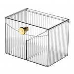 Kerge luksuslik hoiukarp, l&auml;bipaistev klapiga kaas, tolmukindel 2-v&otilde;reline puuvillane tampooniga huulepulk, meigieemaldaja tarvikud puhas