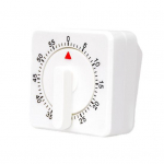 Mehaaniline k&ouml;&ouml;gitaimer Square 60-minutiline kaasaskantav akuvaba taimer toiduvalmistamiseks, k&uuml;psetamiseks ja aja haldamiseks