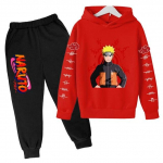 Naruto Hoodie Laste riided Poiste Pusad Avatar Kakashi Harajuku Lahtised dressipluusid Top S&uuml;gise kevade O kaelaga Pulloveri komplektid 150