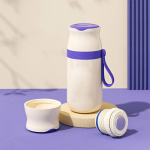 Creative 316 roostevabast terasest 350/480 ml topeltseinaga termoskolb trossiga 350ml lilla