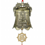 Soodne Lucky Buddha kelluke &otilde;nnistus tuulekell Lucky rippuv sisekujundus Auto rippuvad kellad Rahu antiikne pronkskella auto ripats