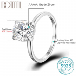 925 h&otilde;bedane 3CT kihlas&otilde;rmus, Moissanita ovaalne ehe D Vvs1 pulm 9mm-7#