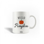 Mug en C&eacute;ramique Citation Hello Pumpkin Happy Halloween Day