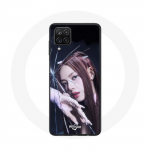 Coque pour Samsung Galaxy A12 Blackpink Born Pink Affiche Teaser Lisa Comeback Single Pink Venom 2022