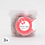 Bath Charm Foot Spa Foot Bath Rose 25p, 3 pieces, 750g