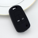 2 nupuga silikoonist klapiga kokkupandav kaugjuhtimispuldi auto v&otilde;tme kate puldi korpuse kest Opel Vauxhall Corsa D Astra JG Zafira A Vectra B Mokka jaoks must