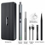 58-&uuml;hes elektriline kruvikeeraja komplekt, t&auml;ppist&ouml;&ouml;riistad, laetav mini-v&auml;ike juhtmevaba komplekt Xiaomi kella mobiiltelefoni parandamiseks must