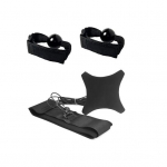 1 komplekti v&otilde;rkpalli naastreeningu rihm, kompaktne pikkus, reguleeritav elastne v&otilde;rkpalli naastreeningu t&ouml;&ouml;riist treeningvarustus must