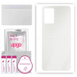 apgo Protective Skin Sticker for the back compatible with Realme 8s 5G, Wrap Film, Foil, Vinyl - Pattern Matte Transparent