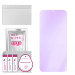 apgo Anti-Blue 9H Hybrid protective glass compatible with Tecno Pop 5X, flexible nano glass, great replacement for tempered glass, scratch-resistant,