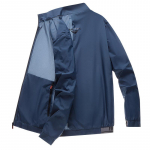 Meeste p&auml;ikesekaitse riided pikkade varrukatega taskud p&auml;ikesekaitse jope t&otilde;mblukk plekk Kingad print Kiiresti kuivav tuulejakk M valge