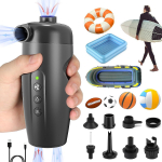 20 psi elektriline &otilde;hupump, elektriline t&auml;ispuhur 7 otsiku ja adapteriga, 2-&uuml;hes kiire t&auml;ispuhur/t&uuml;hjendaja t&auml;ispuhutavatele paatidele/kajakkidele