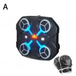 Seinale kinnitatav nutikas muusikapoksimasin Jaheda LED-valgustusega poksimuusikatreeningmasin lastele t&auml;iskasvanutele m&otilde;eldud reaktsioonipoksi sihtm&auml;rk Black Basic