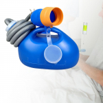 Kaasaskantav meeste pissuaaripudel, kaanega k&auml;epidemega pissipott 3000ml Blue