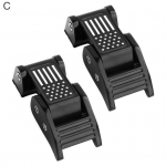 1 paari kapoti riivide komplekt sulamist lukuga kapoti alumiiniumpandlaga Jeep Wrangler JK JL-le C