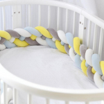 4-haruline pehme s&otilde;lme padi dekoratiivne beebi voodipesu, p&otilde;imitud v&otilde;revoodi, kokkup&otilde;rkevastane kaitseraua padi Four strands of 2.2M