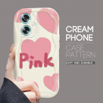 Armas koomiksimustriga kreemjas tekstuuriga korpus, lainelise servaga pehme silikoonkaanega telefoni&uuml;mbris OPPO Reno Realme jaoks OPPO A15 valge