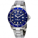 Mathey-Tissot Mathy Vintage automaatne roostevabast terasest sinine numbrilaud H901ATBU 100M meeste k&auml;ekell sinine