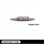 For Mini Cooper S F55 F56 F60 F53 F54 R55 R56 R60 R61 R58 F57 Cooper Works Metal Badge Auto kere Decor kleebiste osad A1