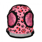 Lemmikloomakoerte rakmete jalutusrihma komplekt v&auml;ikestele keskmistele koertele, t&otilde;mbevaba v&otilde;rgusilma kutsikakasside rakmed Vest Leopard Print Outdoor Chihuahua mopsi tarvikud XS