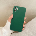 Luksuslik kandiline vedel silikoonist &otilde;huke &uuml;mbris iPhone 15 14 13 12 11 Pro Max XS X XR 7 8 Plus objektiivi kaamera kaitse pehme kate jaoks iPhone 7/8 hall