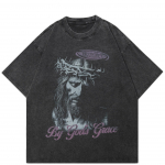 T&auml;navar&otilde;ivad Goddess Graphic Unisex T-s&auml;rk Puuvillane Pestud Must Ts&auml;rk Unisex Tops T-s&auml;rk Suvine l&uuml;hikeste varrukatega T-s&auml;rk S must