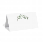 WTEMPO Rohelised kohakaardid T&uuml;hjad nimede jaoks Toidulaua katmine &Otilde;htus&ouml;&ouml;gipidu istekohad Pulmade vastuv&otilde;tt Rootsi laua telk Maal&auml;hedased rohelised lehed &ndash; 50 tk. 50pcs valge