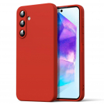 Luksuslik vedel silikoonist &uuml;mbris Samsung Galaxy A55 A35 A 35 5G A 55 jaoks, pehme kattega &uuml;mbris For Samsung A55 valge