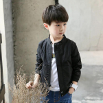 Poiste lukuga jakk Pesapallijope 3&ndash;12-aastastele lastele 110 must