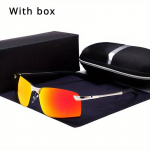 1 tk koos karbiga peegeldusvastased p&auml;ikeseprillid Mood Mehed S&otilde;idavad Kalap&uuml;&uuml;k Jalgrattas&otilde;it &Otilde;ues Sport Polariseeritud P&auml;ikeseprillid Klassikalised kandilised prillid