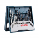 Bosch Elektrilised puuriterad 15 tk. Segakomplekt Sobivad Boschi elektritrellidega