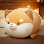 Armsad Paksud Shiba Inu Pl&uuml;&uuml;sloomad Multikakujuline Loomapadi Armsad Koerakujud Pehme T&auml;idisega Padi Kawaii Kingitus Beebile 70cm white