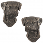 Border Terrier - Dog statue, hanging bust, unique decoration for dog lover by Art-Dog brand