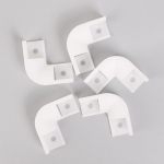 5 tk 90-kraadine nurga pistik LED nurga profiili link 16 * 16 mm profiili &uuml;hendus