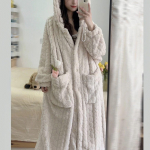 Taskukohane Rober Naiste Magamisriided Talvine &Ouml;&ouml;s&auml;rk &Ouml;&ouml;riided Soe Fliisist Pidžaama &Uuml;hes T&uuml;kis &Ouml;&ouml;s&auml;rk Kapuutsiga Magamisr&otilde;ivad Kodu jaoks XL