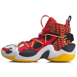 Li-Ning Air Strike 6 Premium Mugavad Spordijalatsid L&ouml;&ouml;gisummutavad Libisemisvastased Kulumiskindlad K&otilde;rge s&auml;&auml;rega Korvpallijalatsid Meeste toss Punane Kollane ABAQ011-6 46⅓ red