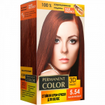 PERMANENT COLOR Professionaalne juuksev&auml;rvimine 24 t&uuml;&uuml;pi tooni Teie juuksehooldus Mahogany 5.54