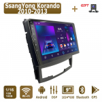Android Carplay Auto Raadio SsangYong Korando 2010-2013 jaoks Multimeediam&auml;ngija Peaseade Stereo GPS Navigatsioon BT WIFI 2+32GB 1+16GB