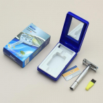 Double Edge klassikaline ohutu raseerija Manual meeste habememasin Raseeriv sirge habemenuga l&otilde;igatud k&otilde;ri komplekt Trimmeri nuga