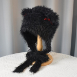 Naiste s&uuml;gistalv soe paks k&otilde;rvakaitse m&uuml;ts K&uuml;lm karusnahast samet &otilde;ues kassi k&otilde;rvad vibupommitaja m&uuml;tsid armsad armsad lei Feng m&uuml;tsid One Size beež